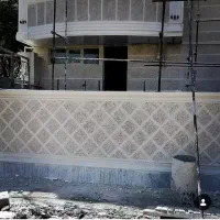 نمای شسته و ابزار سیمانی