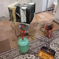 تعمیر سرویس و گاز گیری کولر گازی دوتکه و پنجره ای