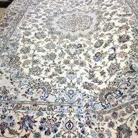 یک جفت فرش دستباف 6متری نقش اصیل نایین