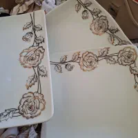 سرویس چینی گل برجسته|ظروف سرو و پذیرایی|قم, کیوانفر|دیوار