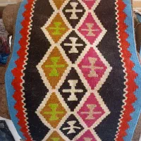 گلیم دست بافت|گلیم، جاجیم، گبه|خرمآباد, |دیوار