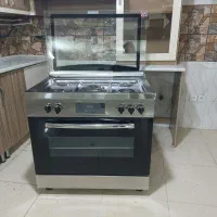 گاز ۵ شعله طرح فر و بخاری شومینه