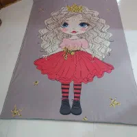 فرش پرده روتختی ست دخترانه|سرویس روتختی|رفسنجان, |دیوار