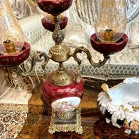 آباژور برنز آنتیک/شمعدان/لوستر RCR /لوستر باکارات|لوستر و چراغ آویز|مشهد, امام رضا (ع)|دیوار
