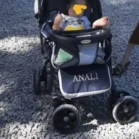 فروش ست کالسکه کریر روروئک و صندلی غذا خوری کودک|کالسکه و لوازم جانبی|خرمآباد, |دیوار