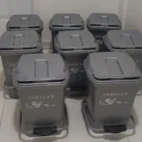 سطل زباله و سرویس پدالی صندلی توالت فرنگی جارو