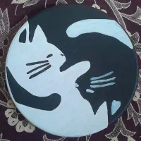 پنج عدد دیوار کوب بشقاب سفالی