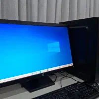 کامپیوتر قدرتمند نسل۷ رم ۸ SSD پاور گرین مانیتور۲۲