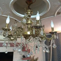 لوستر طلایی|لوستر و چراغ آویز|گرگان, |دیوار