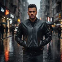 کاپشن چرم|لباس|تهران, شهرک طالقانی|دیوار