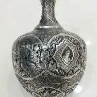 گلدان صراحی قلمزنی ممتاز