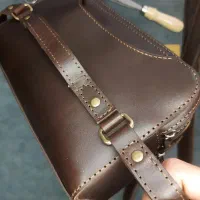 کیفدستی مردانه مدل شاهپسند چرمطبیعی دستدوز برندS&T|کیف، کفش، کمربند|تهران, نازی‌آباد|دیوار