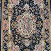 فرش  دستبافت زرع و نیم چله ابریشم