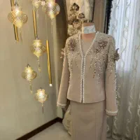 کت و شلوار  جواهر دوزی تخفیف خوب پای خرید