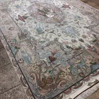 (فرش فرزین)۲ تخته۶متری نقشه آثارزیرخاکی(جلالی)۶۰رج|فرش|تبریز, |دیوار