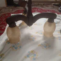 لوسترهای چوبی ۳شاخه درحد نو
