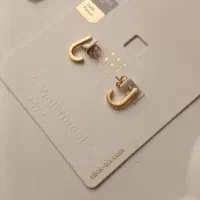 گوشواره ظریف روکش طلا