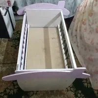تخت کودک دوکاره گهواره‌ای|تخت و صندلی بچه|فولادشهر, فولادشهر|دیوار