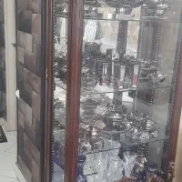 بوفه چوب گردو منبت کاری|بوفه، ویترین، کنسول|قزوین, |دیوار