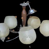لوستر قدیمی ۵ شاخه