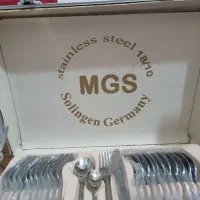 سرویس قاشق و چنگال نو استیل برند mgs المان|ظروف سرو و پذیرایی|تهران, مجیدیه|دیوار