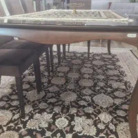 میز ناهارخوری 8 نفره  چوبی برند نیلپر، کاملا نو|میز و صندلی غذاخوری|رشت, منظریه|دیوار