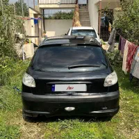 ۲۰۶تیپ۲مشکی استثنایی|خودرو سواری و وانت|ساری, |دیوار