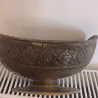 کشکول بسیار قدیمی منقش- صفوی|کلکسیون اشیاء عتیقه|مهربان, |دیوار