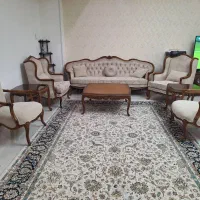مبلمان و میزنهارخوری کاملا نو ۷ نفره کلاسیک