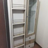 کمد بچه و ویترین و کمد لباس و دراول با آینه