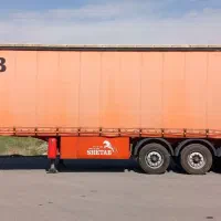 تریلی چادری ترانزیت کانتین سه محور 1402