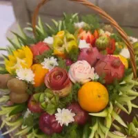 میوه ارایی وحکاکی هندوانه وکدو|خدمات پذیرایی، مراسم|اصفهان, برزان|دیوار