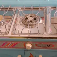 سلام ،فروش اجاق گاز سه شعله ،کابینتی رنگ سفید