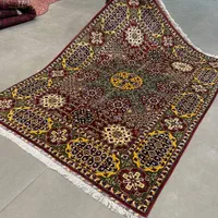 فرش دستباف گنبدی تمام کرک ۳/۵ متری ریزباف|فرش|مشکین‌دشت, |دیوار