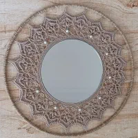 آینه دیوارکوب|آینه|قم, نخودی|دیوار