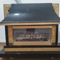 بخاری گازی شومینه مدل گلکاران