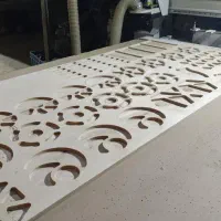 خدمات cnc سی ان سی  و لیزر چوب