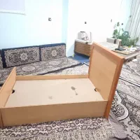 تختخواب نوجوان در حد نو جنس چوب محکم