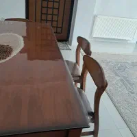 میز نهار خوری۶نفره چوب راش