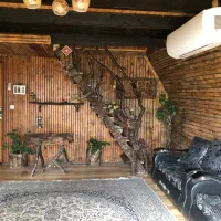 کلبه سوئیسی تیرکن ظرفیت ۱۵ نفر|اجارهٔ کوتاه‌مدت ویلا و باغ|مرزیکلا, |دیوار