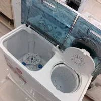 لباسشویی دوقلو ۹/۶ کرال صادراتی پاکشوما کهنه شور|ماشین لباسشویی و خشک‌کن لباس|کرمانشاه, |دیوار