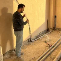 لوله گذاری ساختمان و جابجایی کولر گازی
