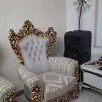 مبل سلطنتی ۹ نفره به همراه عسلی|مبلمان خانگی و میز عسلی|ملارد, |دیوار