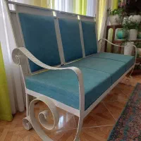 مبل فلزی ۷نفره محکم و شیک