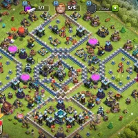 اکانت کلش اف کلنز تان ۱۳ تقریبا مکس