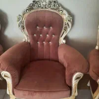 مبل سلطنتی چوب و پارچه درجه یک|مبلمان خانگی و میز عسلی|شیراز, شهرک امیر کبیر|دیوار