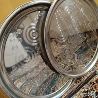 دو عدد سینی گرد بزرگ