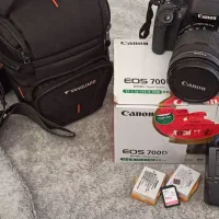 دوربین عکاسی 700Dکیت همراه جعبه و متعلقات