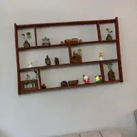 شلف سنتی چوبی|کتابخانه، شلف، قفسه‌های دیواری|رشت, حمیدیان|دیوار