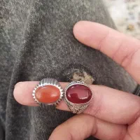 تعدادی انگشتر نقره دست ساز